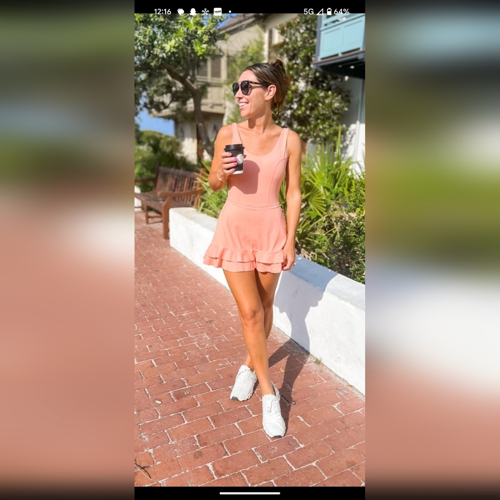 JoyLab Peach Dress